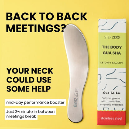 The Body Gua Sha for cellulite lymphatic drainage massage neck facial tension headaches