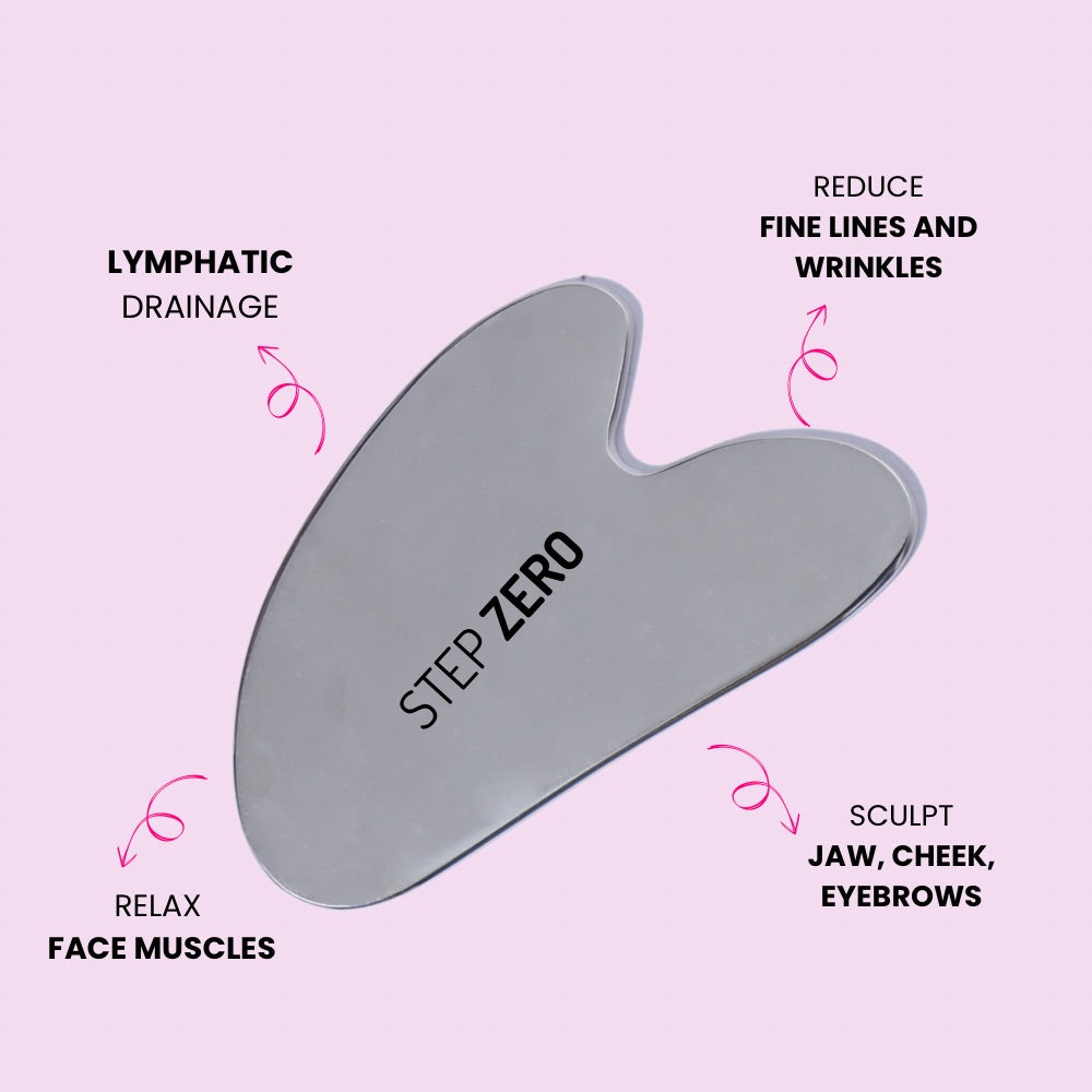 Face Gua Sha Routine Tool Best Stainless Steel 
